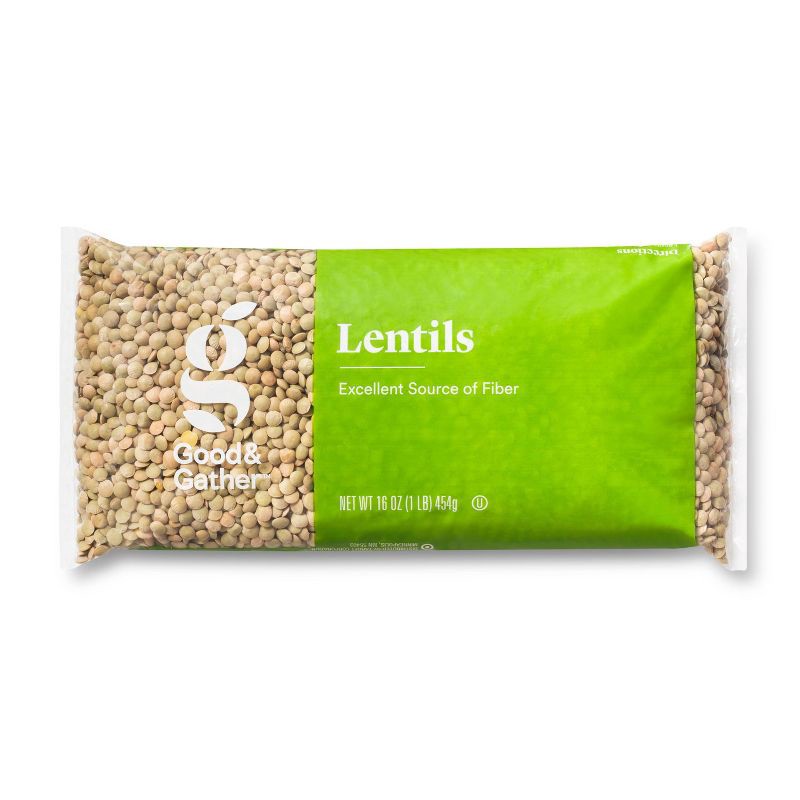 slide 1 of 4, Dry Lentils - 1LB - Good & Gather™, 1 lb