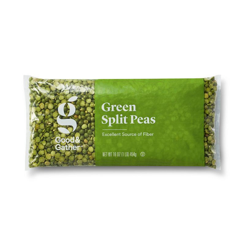 slide 1 of 4, Dry Green Split Peas - 1LB - Good & Gather™, 1 lb