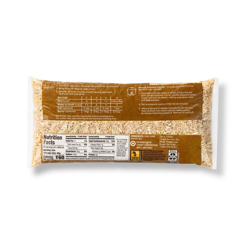 slide 3 of 3, Long Grain Brown Rice - 1lb - Good & Gather™, 1 lb