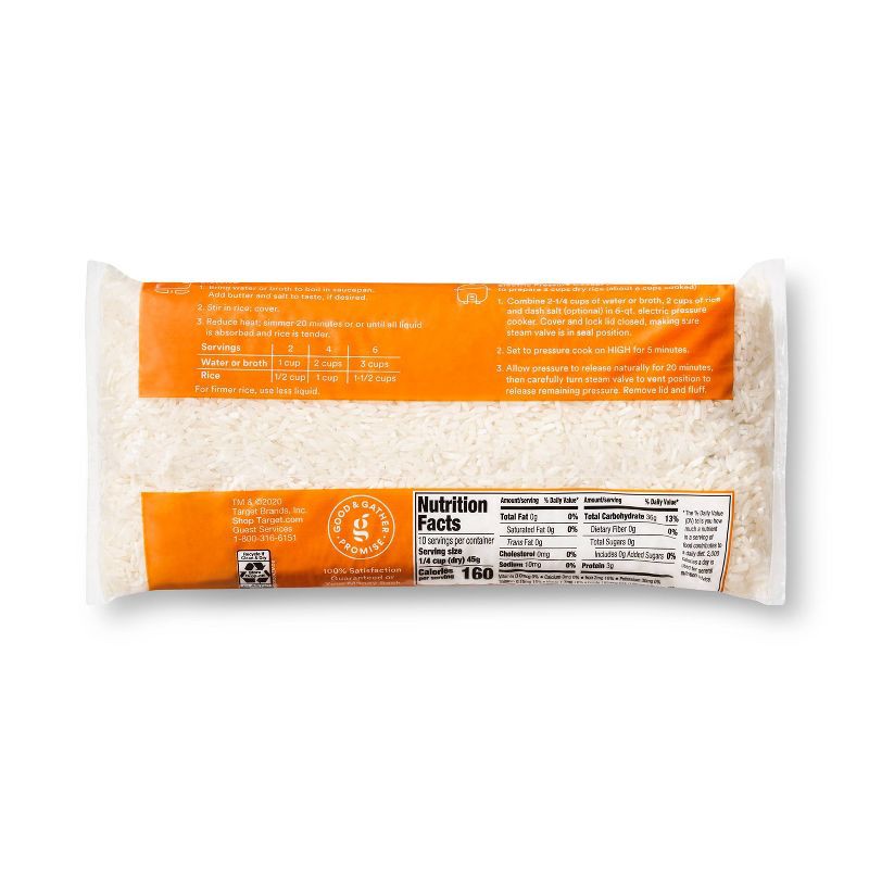 slide 3 of 4, Enriched Long Grain White Rice - 1lb - Good & Gather™, 1 lb