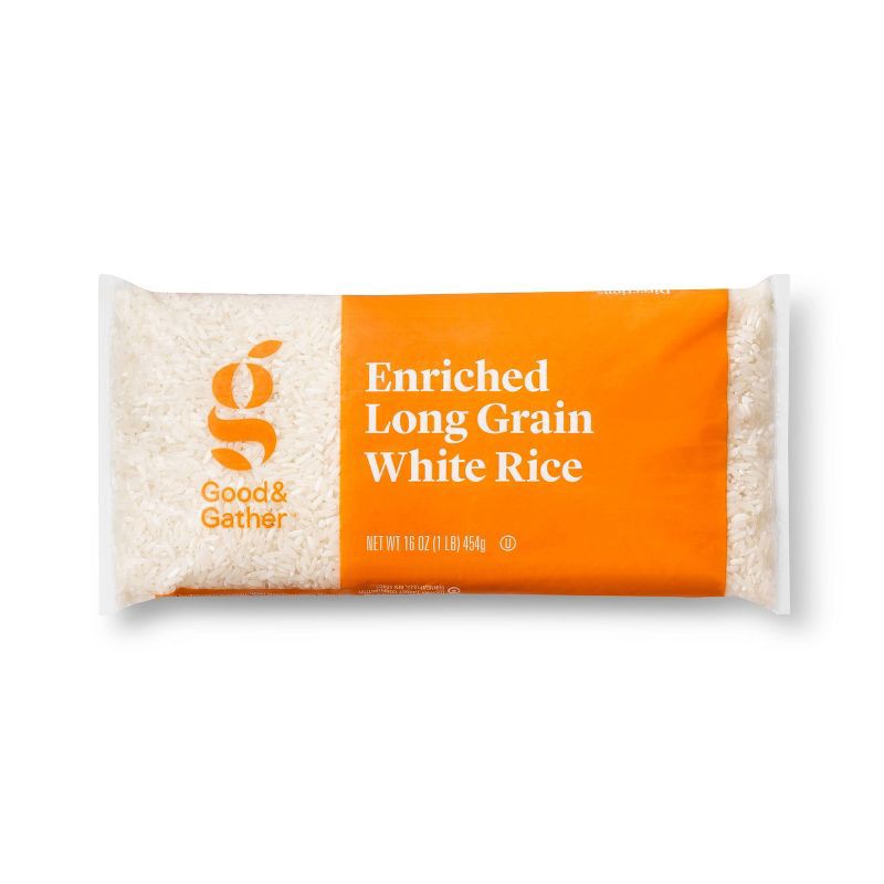 slide 1 of 4, Enriched Long Grain White Rice - 1lb - Good & Gather™, 1 lb