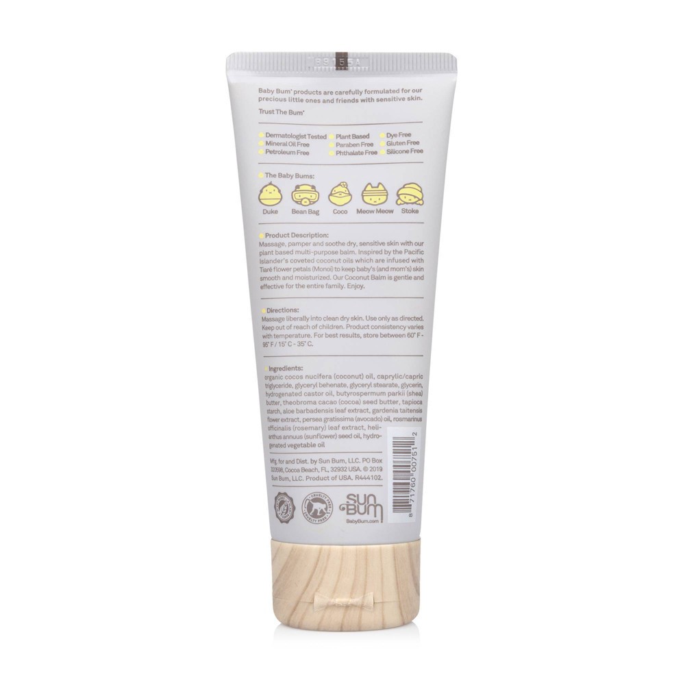 slide 2 of 4, Baby Bum Natural Monoi Coconut Balm, 3 oz