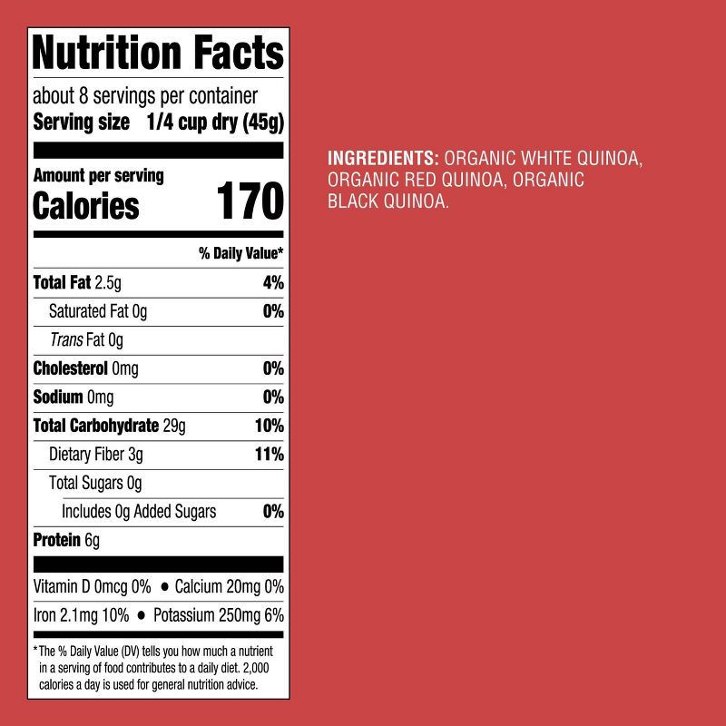slide 4 of 4, Organic Rainbow Quinoa - 12oz - Good & Gather™, 12 oz