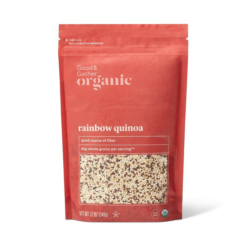 slide 1 of 3, Organic Rainbow Quinoa - 12oz - Good & Gather™, 12 oz