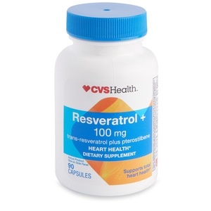 slide 1 of 1, CVS Health Resveratrol Plus, 90 ct; 100 mg