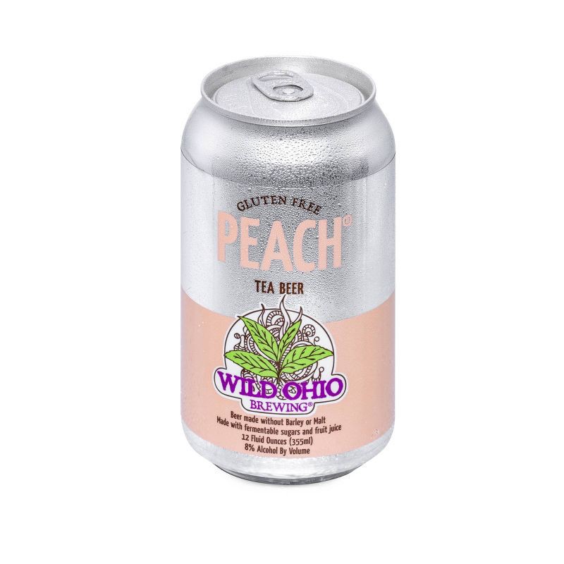 slide 2 of 3, Wild Ohio Brewing Wild Ohio Peach Tea Beer - 6pk/12 fl oz Cans, 6 ct; 12 fl oz