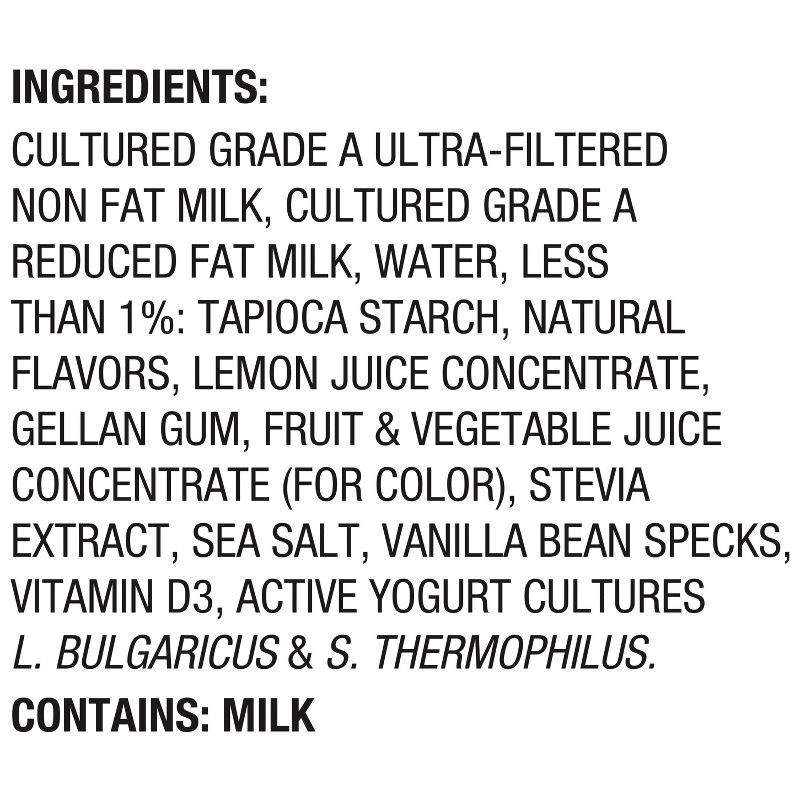slide 4 of 7, Too Good & Co. Low Fat Lower Sugar Vanilla Greek Yogurt - 13g Protein 32oz, 13 gram, 32 oz