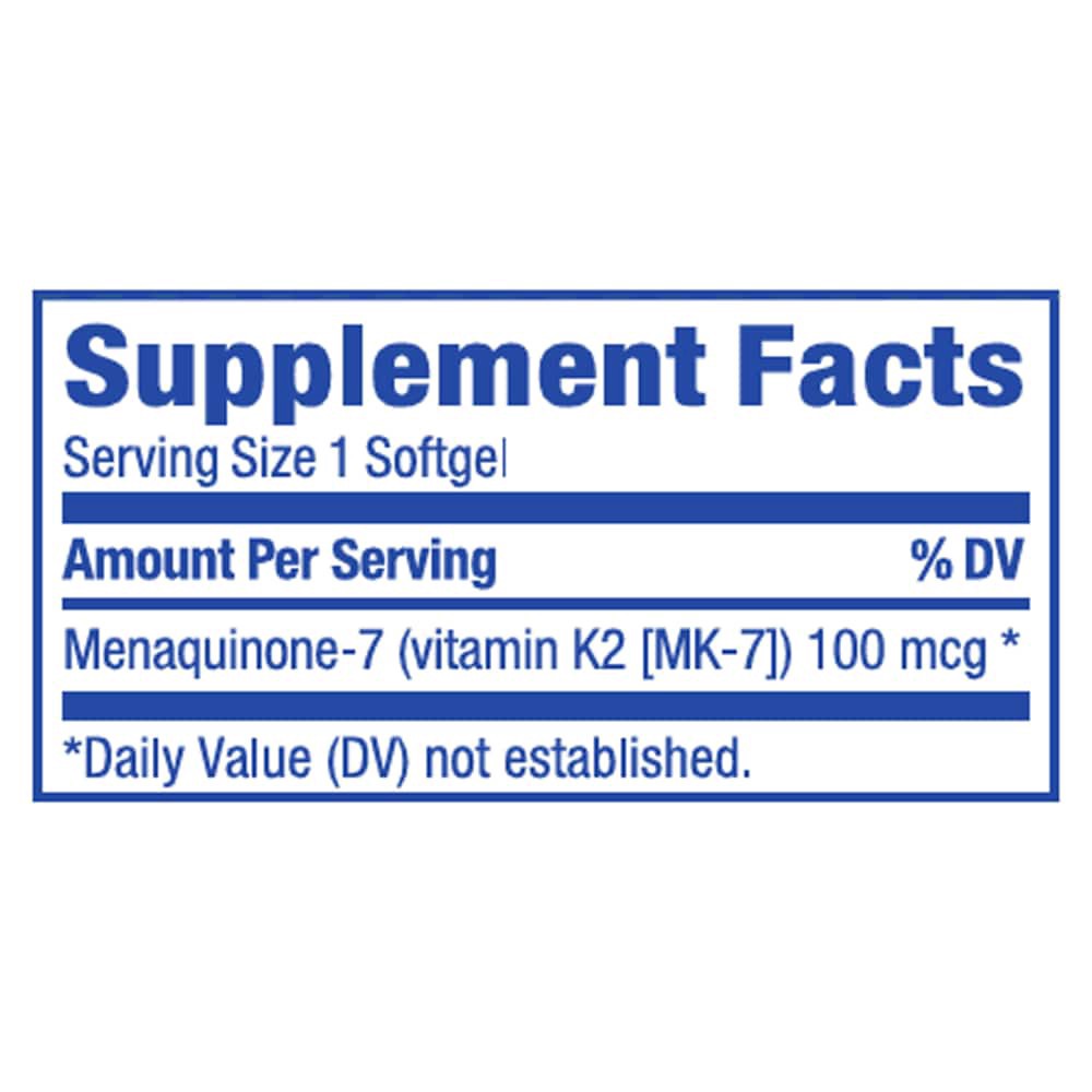 slide 6 of 6, Kroger Vitamin K2 Softgels 100Mcg, 30 ct