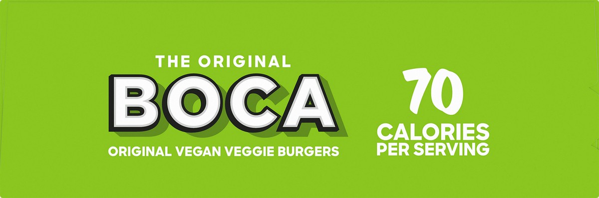 slide 9 of 9, BOCA Original Vegan Veggie Burgers, 4 ct; 10 oz