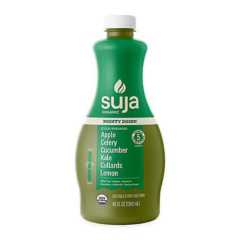 slide 1 of 1, Suja Organic Mighty Dozen Cold Pressed Juice Drink - 46 Fl. Oz., 46 fl oz