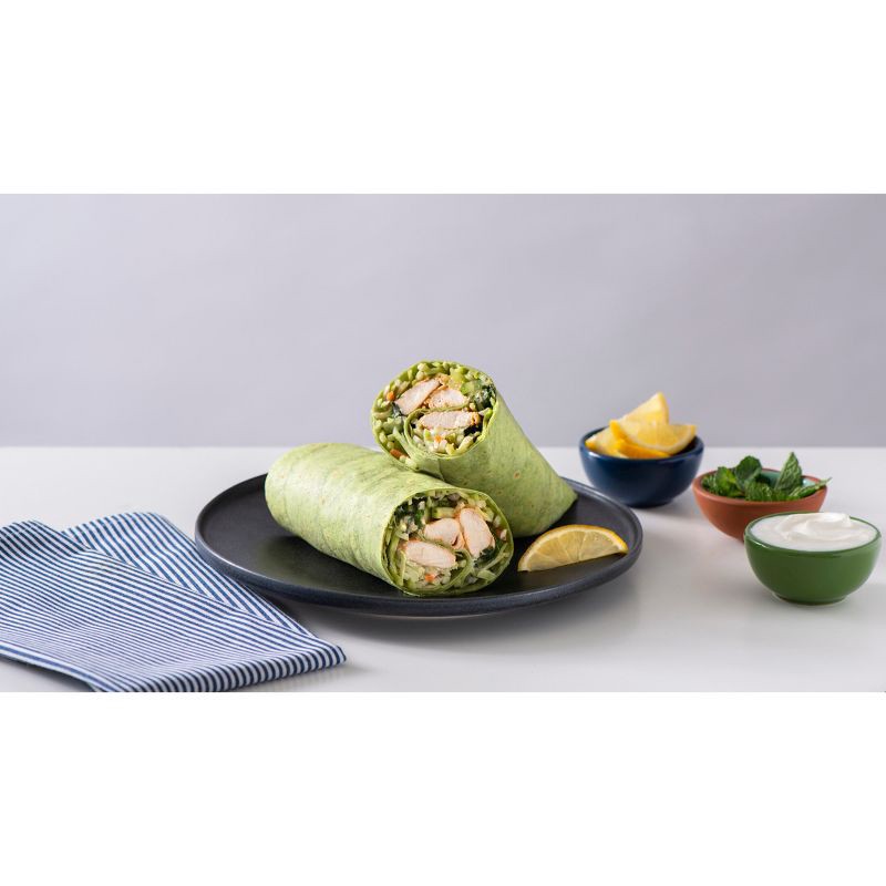 slide 4 of 9, Mission Taco Size Soft Carb Balance Spinach & Herb Flour Tortillas - 12oz/8ct, 8 ct; 12 oz