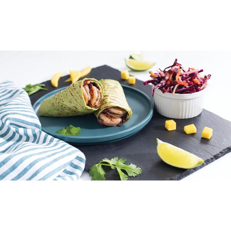 slide 6 of 9, Mission Taco Size Soft Carb Balance Spinach & Herb Flour Tortillas - 12oz/8ct, 8 ct; 12 oz