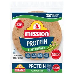 Mission Protein Tortilla Wraps - 9oz/6ct