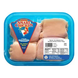 Smart Chicken Boneless & Skinless Chicken Thighs - 0.75-1.75lbs - price per lb