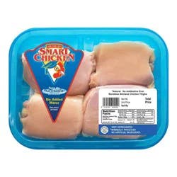 Smart Chicken Boneless & Skinless Chicken Thighs - 0.75-1.75lbs - price per lb