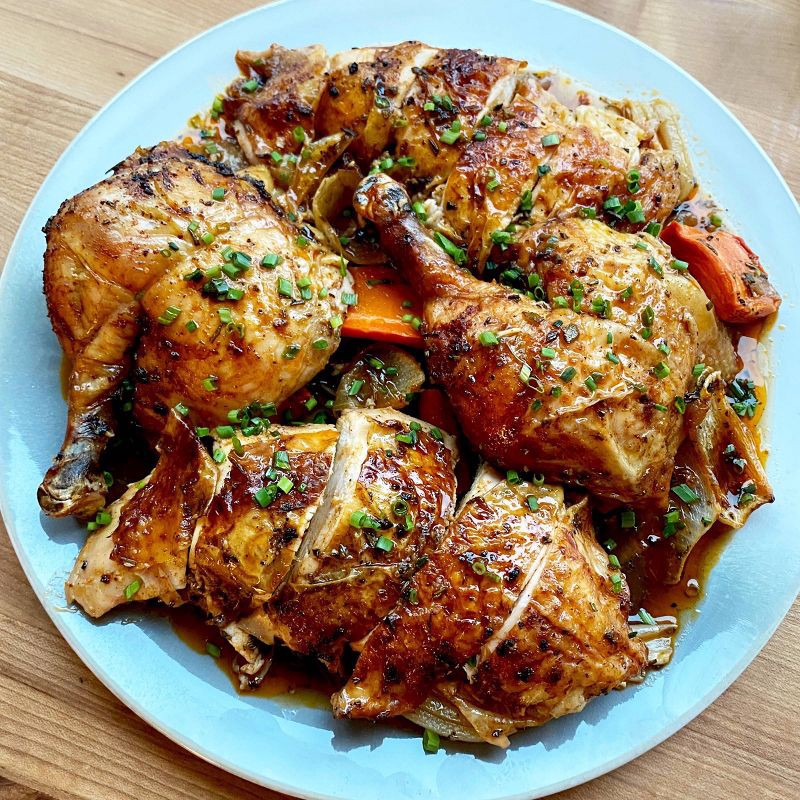 slide 7 of 8, Smart Chicken Young Whole Chicken - 3.6-5lbs - price per lb, per lb