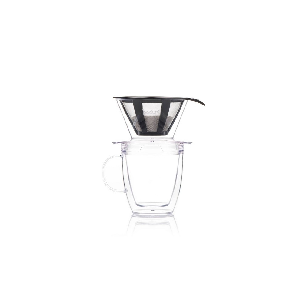 slide 2 of 4, Bodum Pour Over Coffee Maker Single Serve - Clear, 15 oz