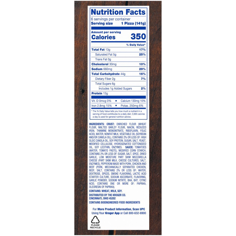 slide 2 of 7, Kroger Pepperoni French Bread Pizza, 30 oz