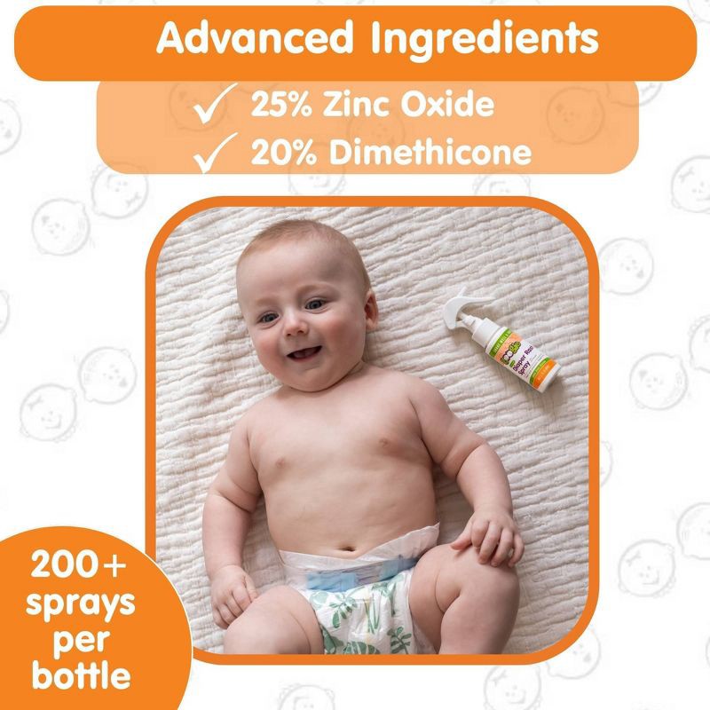 slide 6 of 12, Boogie Wipes Diaper Rash Spray - 1.7 fl oz, 1.7 fl oz