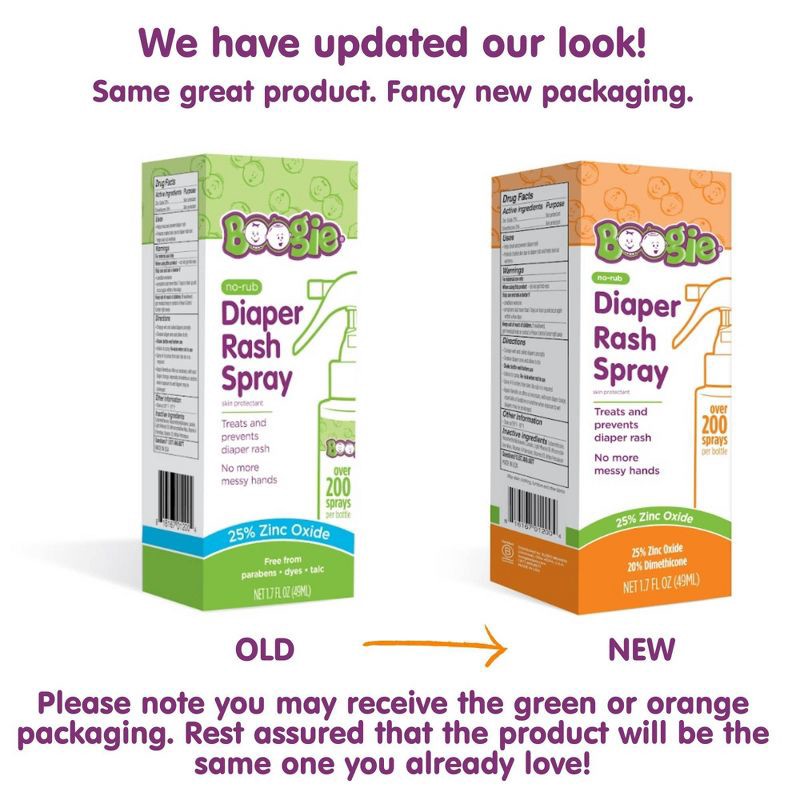 slide 11 of 12, Boogie Wipes Diaper Rash Spray - 1.7 fl oz, 1.7 fl oz