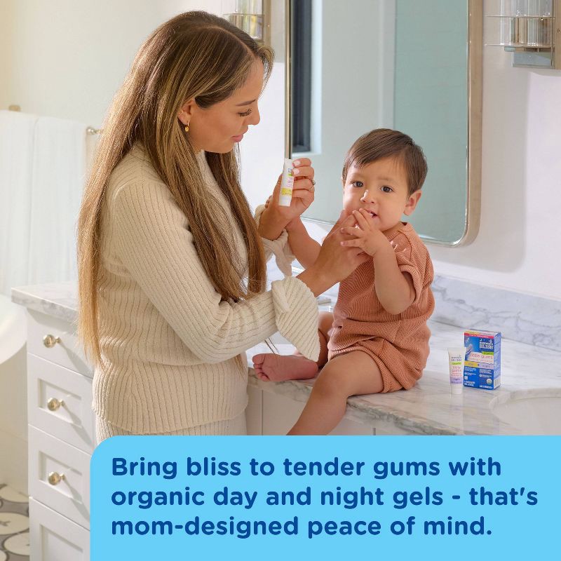 slide 5 of 9, Mommy's Bliss Organic Little Gums Soothing Massage Gel Day & Night Combo - 2ct/1.06oz, 2 ct, 1.06 oz