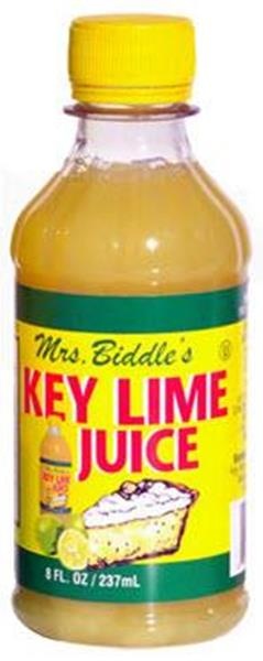 slide 1 of 1, Mrs. Biddle's Key Lime Juice - 8 fl oz, 8 fl oz
