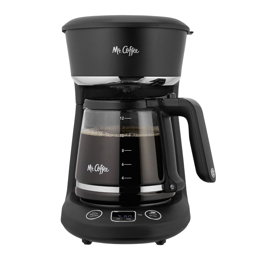 slide 2 of 6, Mr. Coffee Programmable 12-Cup Coffee Maker - Black, 1 ct