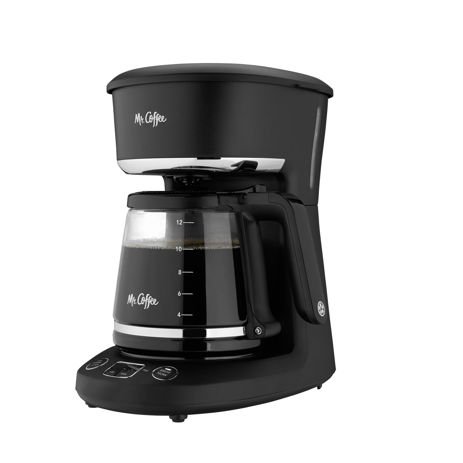 slide 1 of 6, Mr. Coffee Programmable 12-Cup Coffee Maker - Black, 1 ct