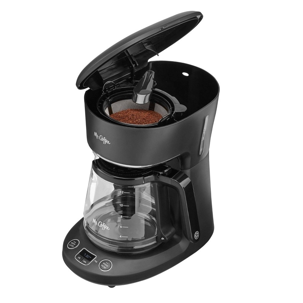 slide 3 of 6, Mr. Coffee Programmable 12-Cup Coffee Maker - Black, 1 ct