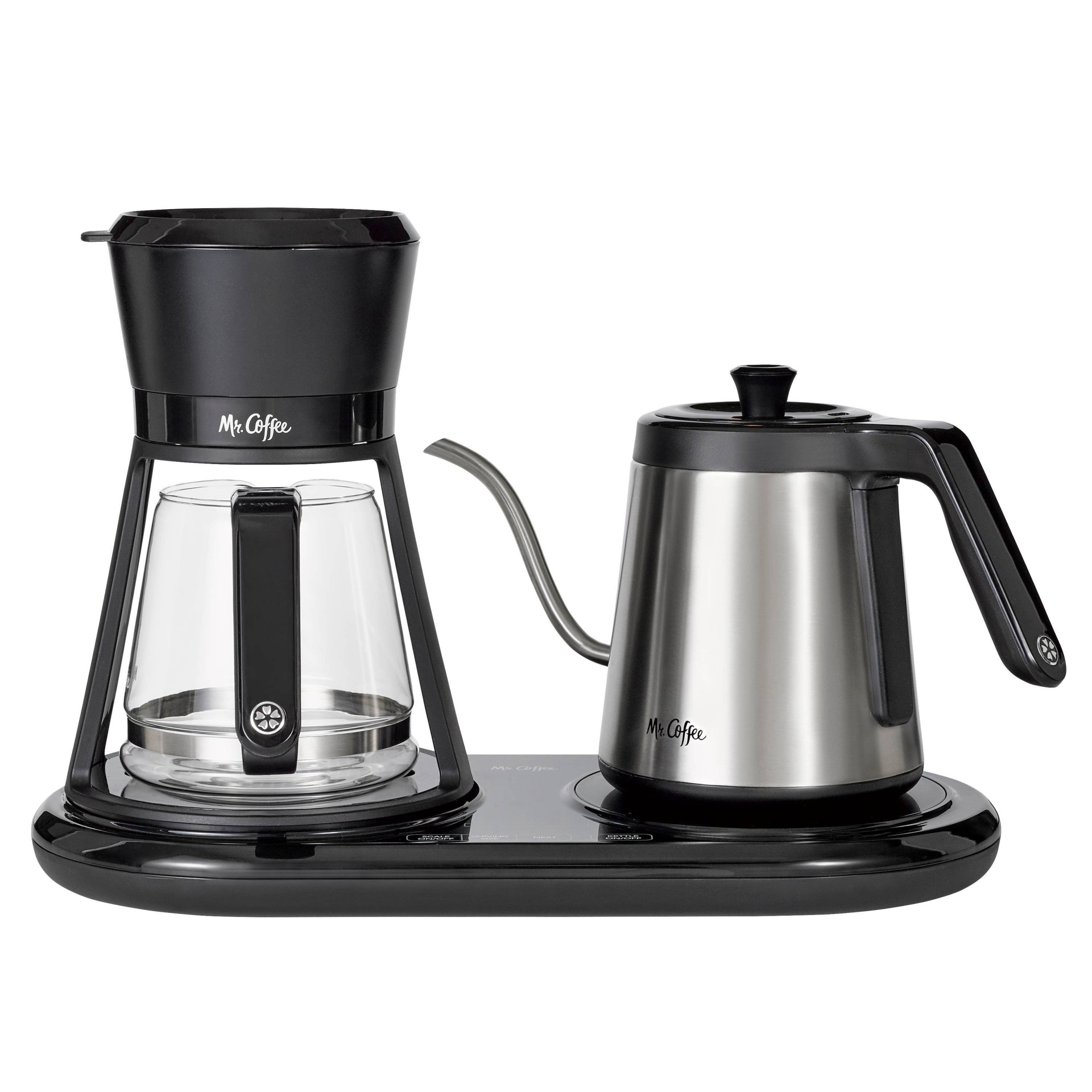 slide 1 of 2, Mr. Coffee All-in-One At-Home Pour Over Coffee Maker Black, 1 ct