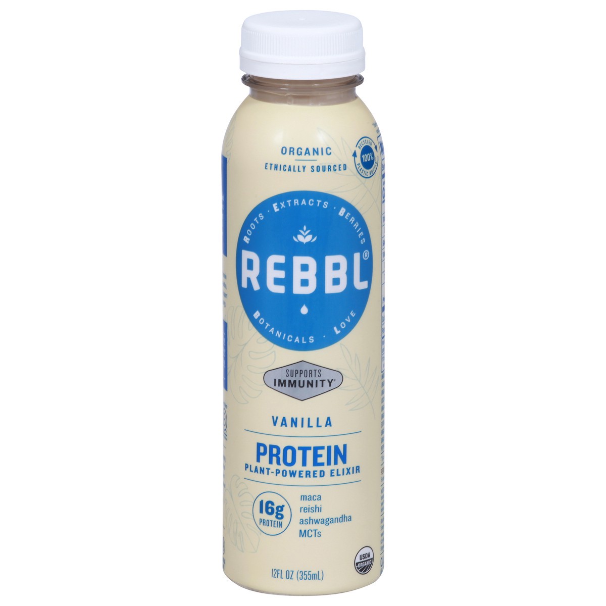 slide 1 of 9, REBBL Organic Vanilla Protein Elixir - 12 fl oz, 12 fl oz