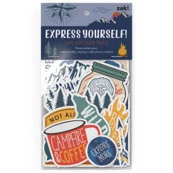 Zak Designs Outdoors Vinyl Stickers 24pc