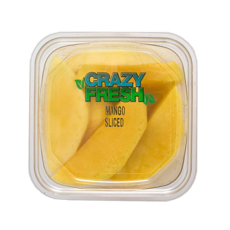 slide 1 of 3, Crazy Fresh Sliced Mango - 12oz, 12 oz