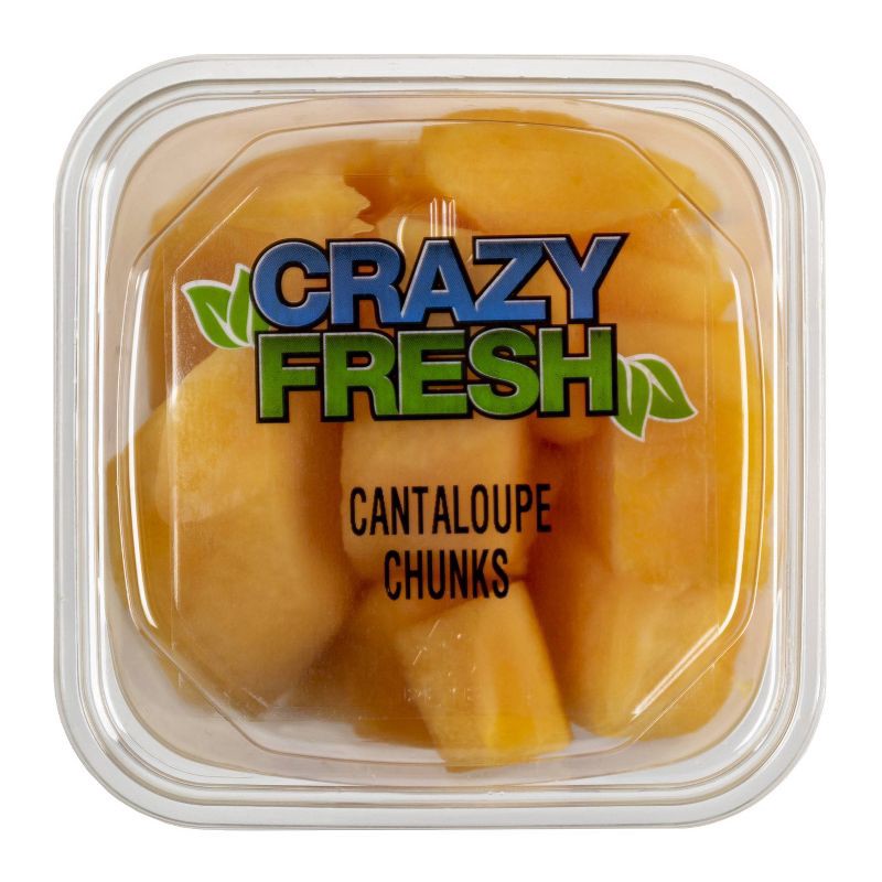 slide 1 of 3, Crazy Fresh Cut Cantaloupe Chunks - 12oz, 12 oz