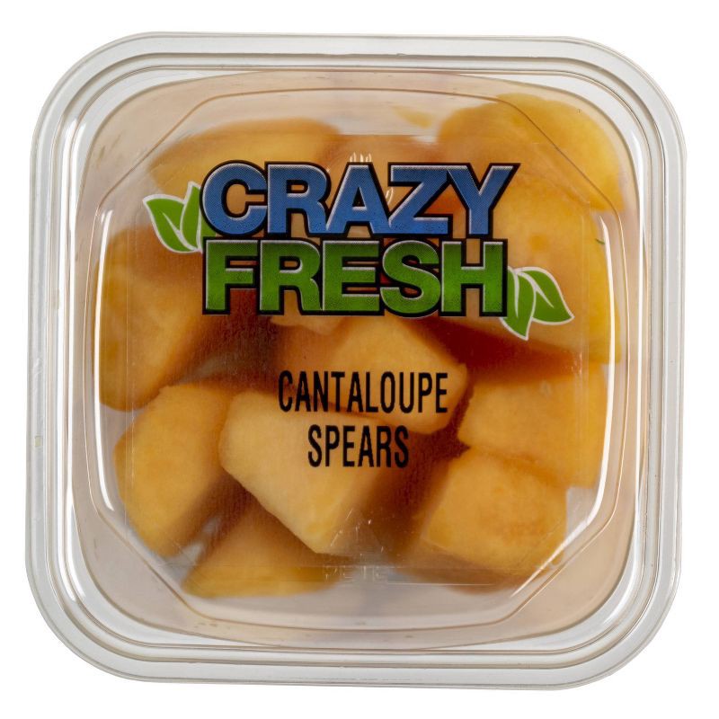 slide 1 of 3, Crazy Fresh Cut Cantaloupe Spears - 16oz, 16 oz