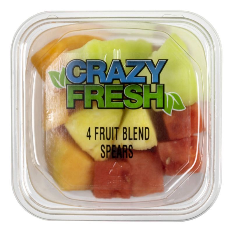 slide 1 of 3, Crazy Fresh 4 Fruit Blend Spears - 15oz, 15 oz