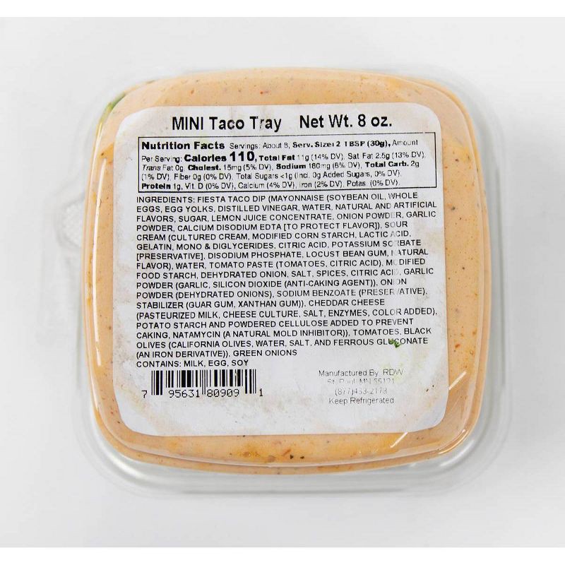 slide 3 of 3, Crazy Fresh Mini Taco Dip - 8oz, 8 oz
