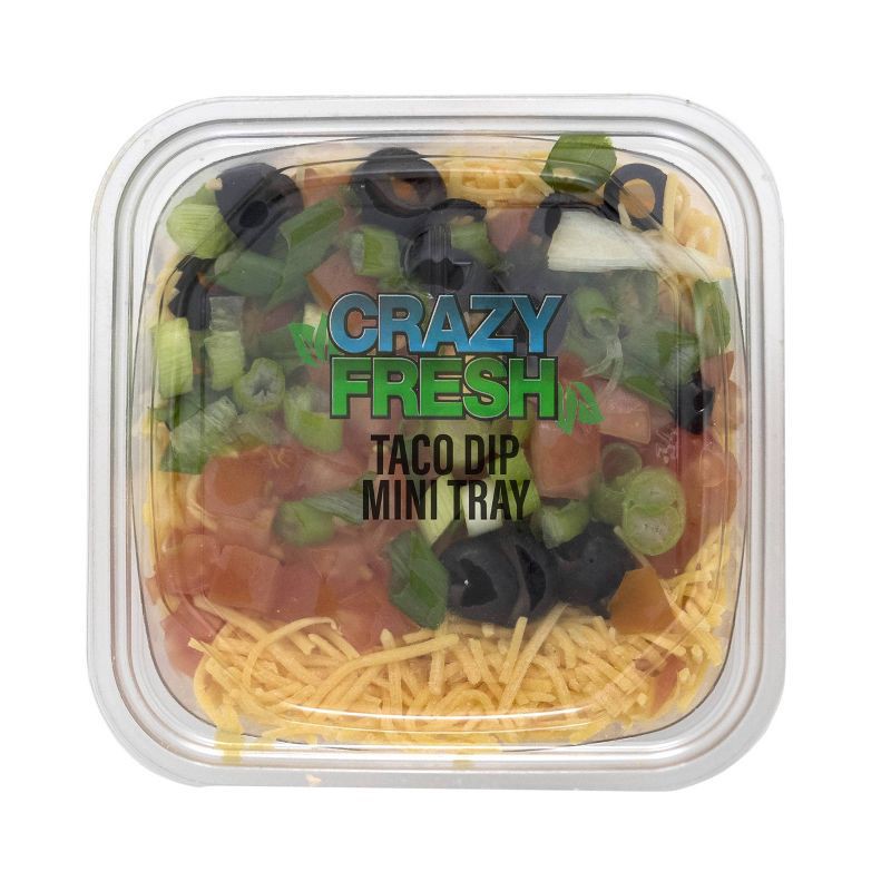 slide 1 of 3, Crazy Fresh Mini Taco Dip - 8oz, 8 oz