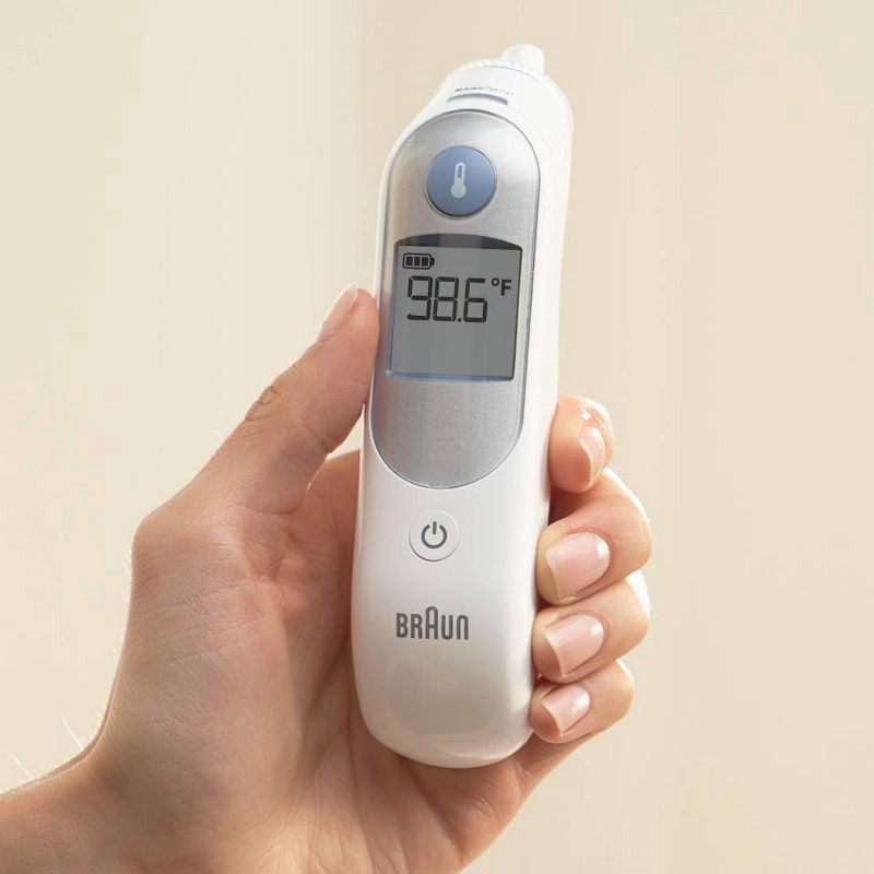 slide 2 of 7, Braun Thermoscan Ear Thermometer with ExacTemp Technology, 1 ct