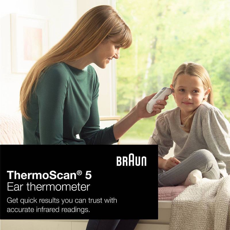 slide 3 of 8, Braun Thermoscan Ear Thermometer with ExacTemp Technology, 1 ct