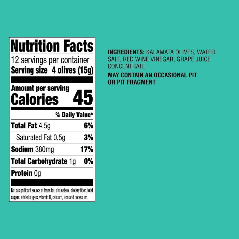 slide 3 of 4, Greek Pitted Kalamata Olives - 6.5oz - Good & Gather™, 6.5 oz