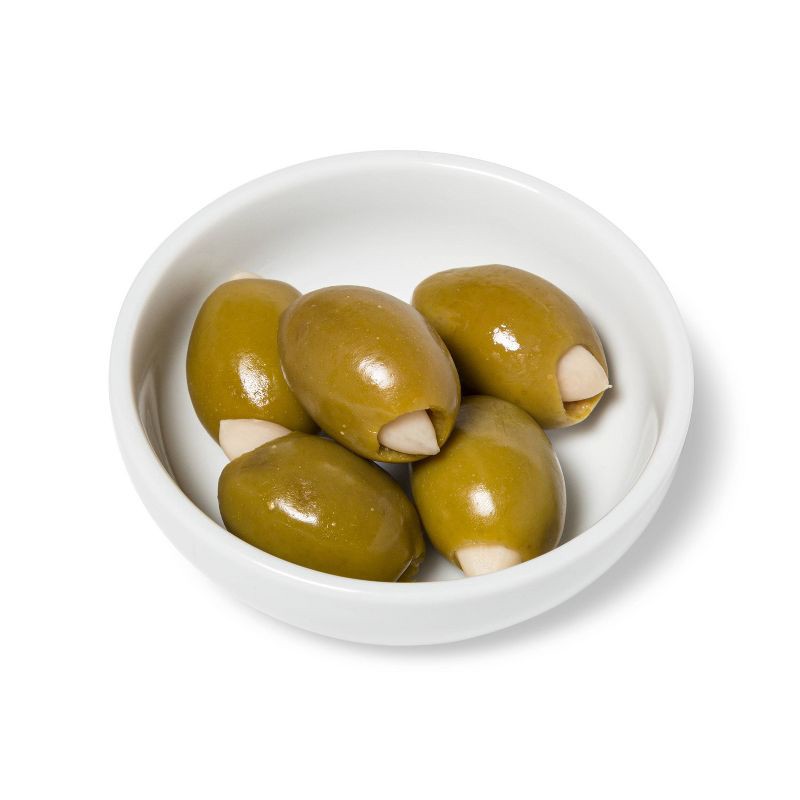 slide 2 of 4, Garlic Stuffed Queen Olives - 7oz - Good & Gather™, 7 oz