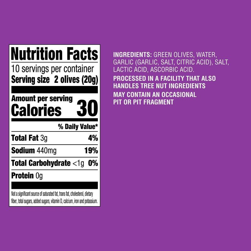 slide 5 of 5, Garlic Stuffed Queen Olives - 7oz - Good & Gather™, 7 oz