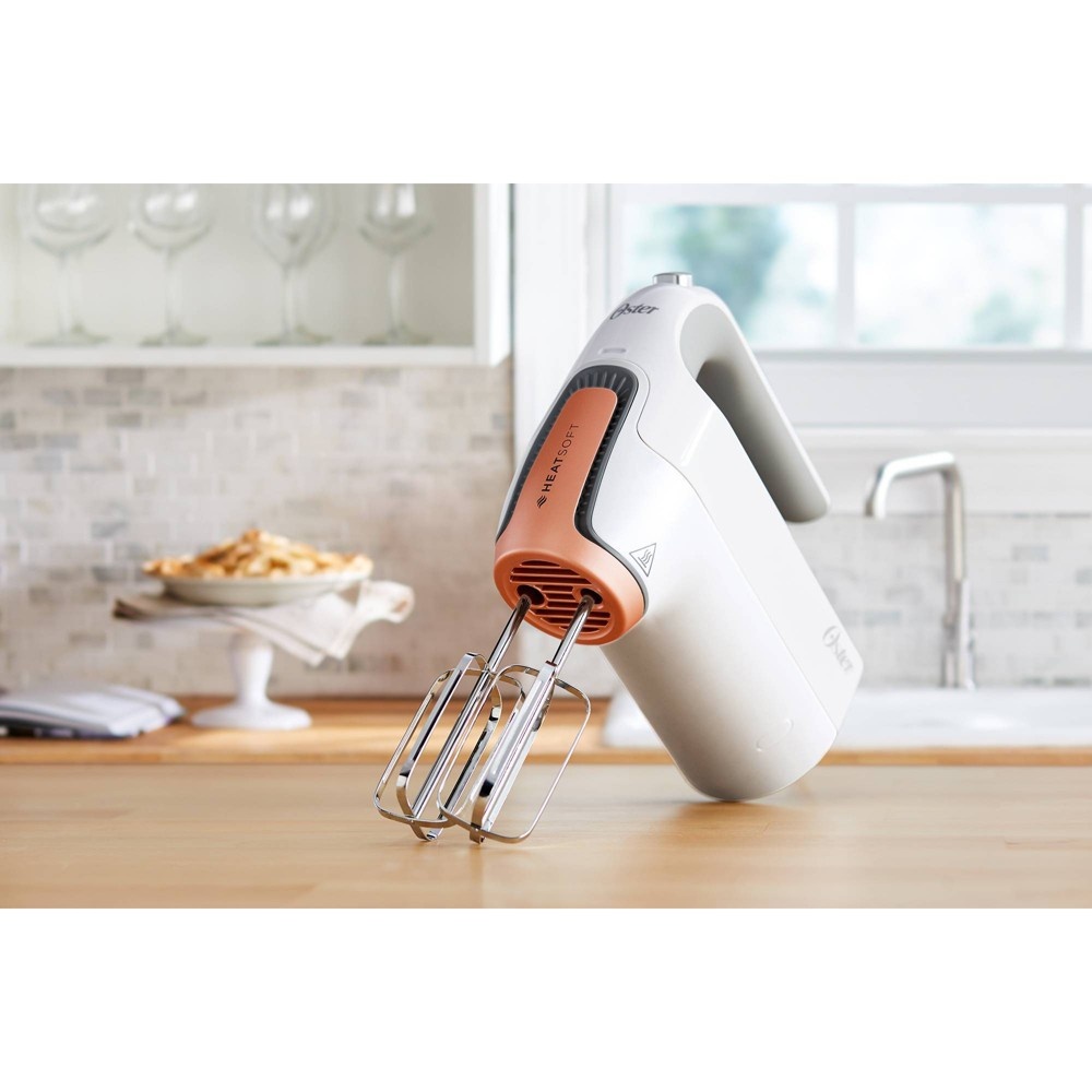 slide 4 of 14, Oster Heat Soft Hand Mixer - Off-White, 1 ct