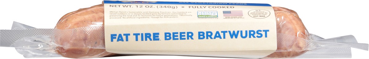 slide 2 of 14, Niman Ranch All Natural Fat Tire Beer Bratwurst 12 oz, 12 oz