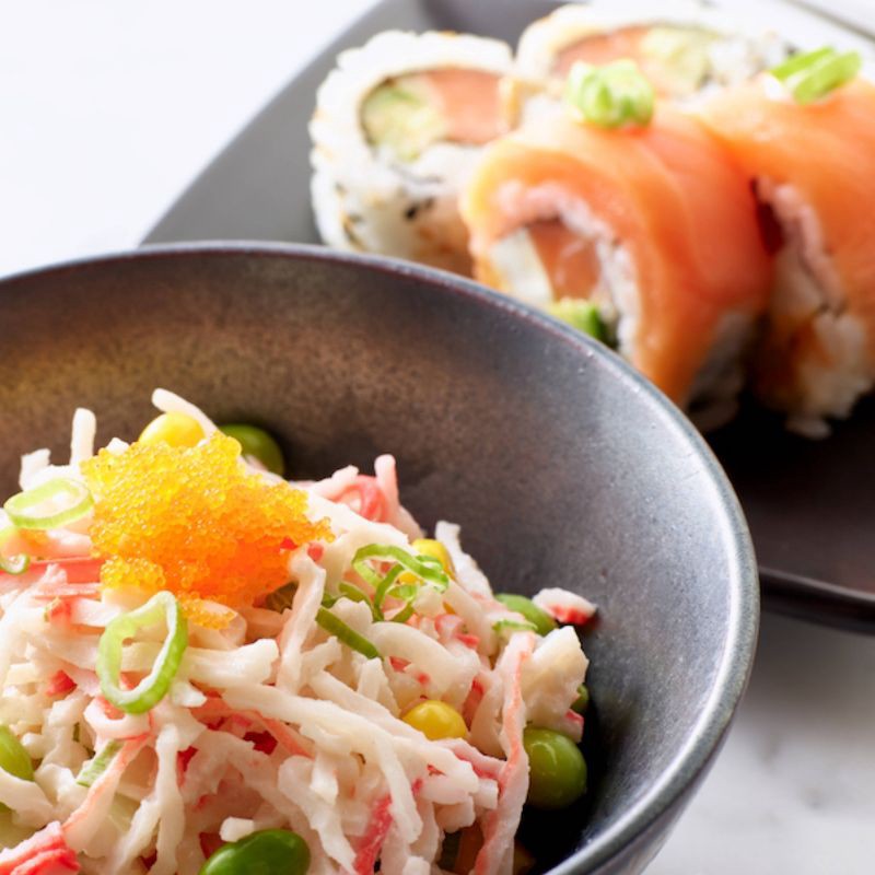 slide 3 of 3, Hissho Sushi Krab Salad Roll - 7oz, 7 oz