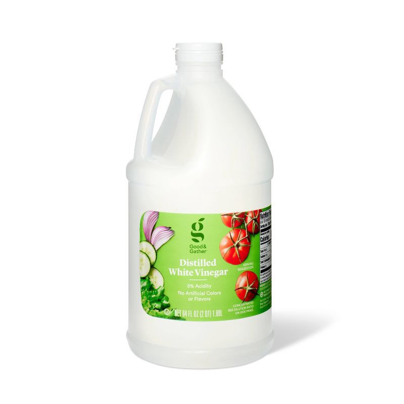 slide 1 of 3, White Distilled Vinegar - 64oz - Good & Gather™, 64 oz