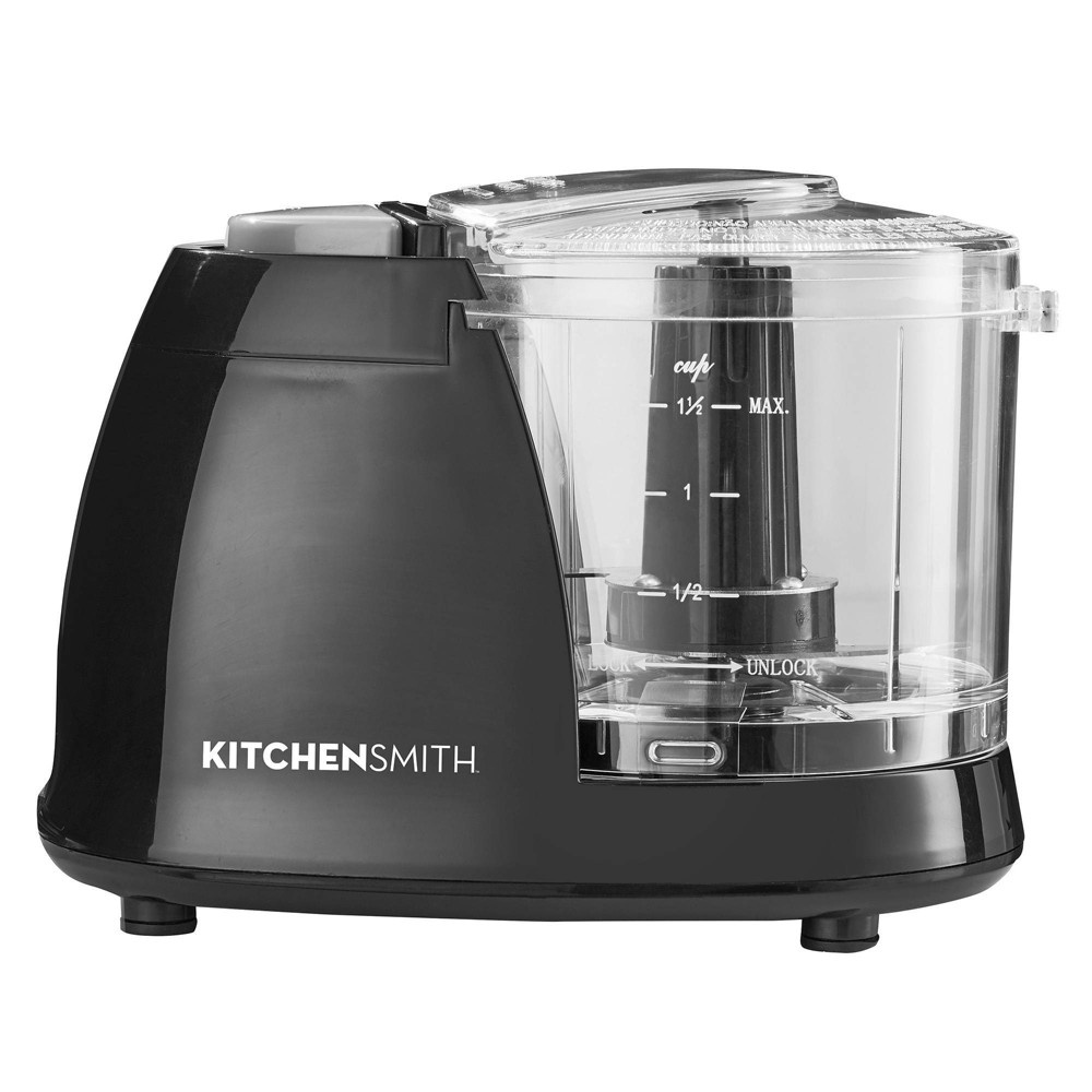 slide 4 of 7, KitchenSmith 1.5 Cup Mini Chopper - Black, 1 ct