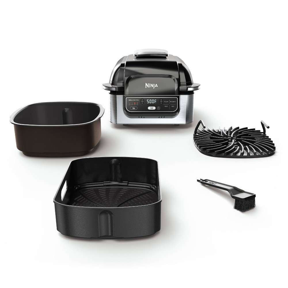 slide 5 of 8, Ninja Foodi 4qt 5-in-1 Indoor Grill and Air Fryer - AG301, 4 qt