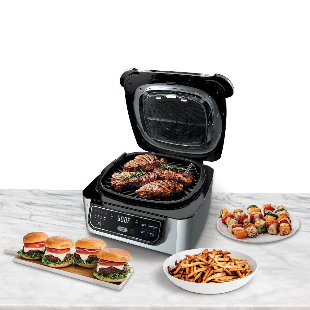 slide 7 of 8, Ninja Foodi 4qt 5-in-1 Indoor Grill and Air Fryer - AG301, 4 qt